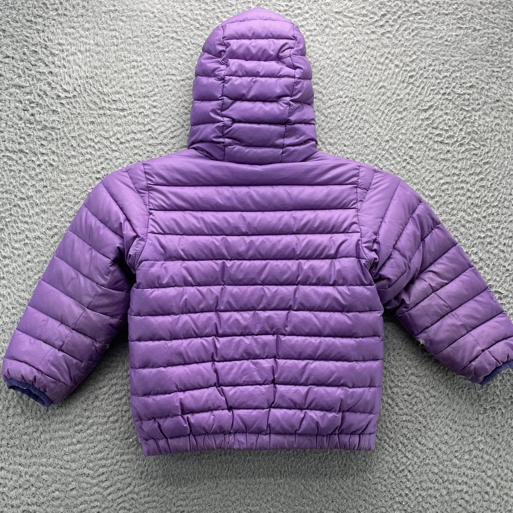Patagonia Goose Down Puffer Jacket Kids 4T Reversible Winter Outdoor Camp Hiking